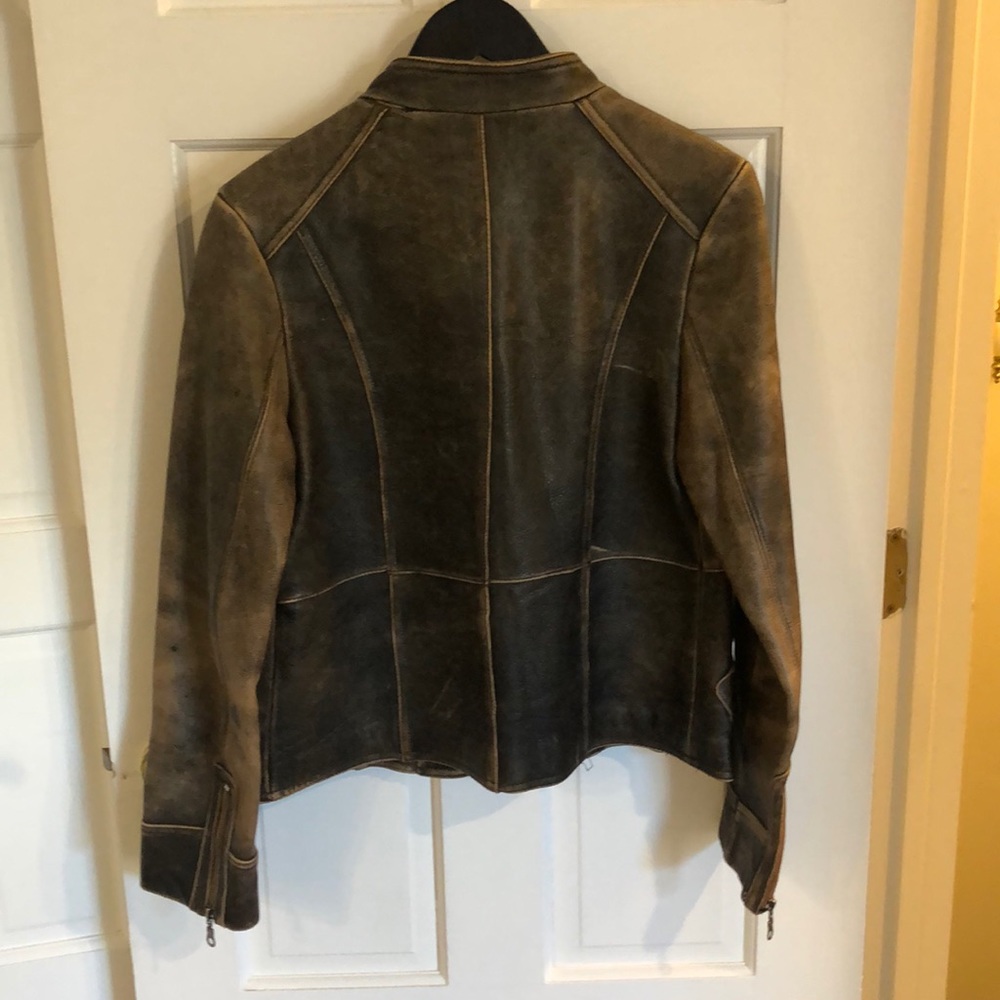 Ck Leather Jacket - image 2